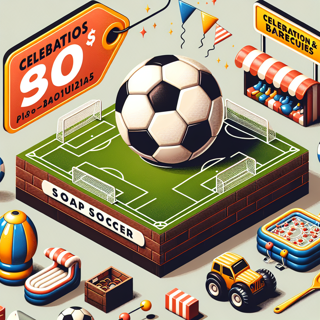 futebol de sabão confraternização